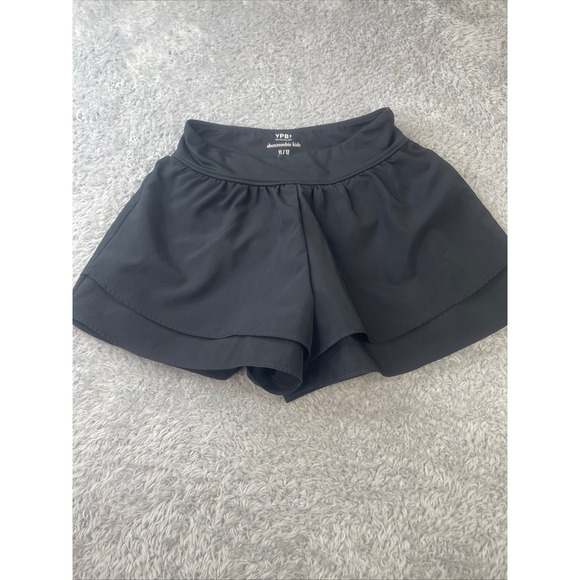abercrombie kids Other - Abercrombie Kids YPB Active Shorts Girls 11/12 Black Layered Athletic Skort